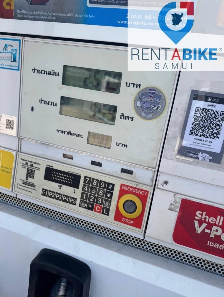 Gas Stations in Samui: Where and How to Refuel Your Scooter