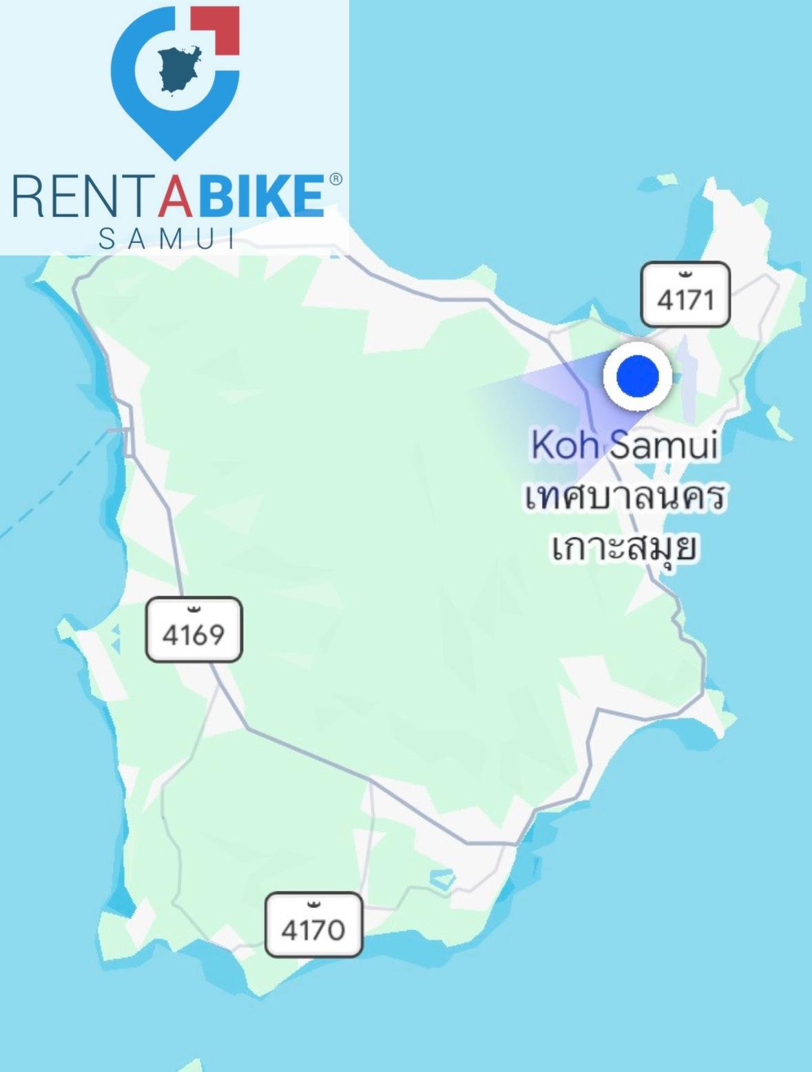 koh samui loop rent a bike samui