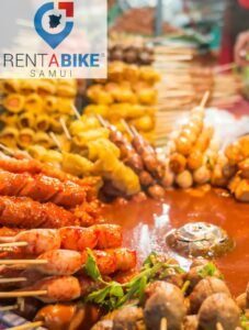 koh samui night markets rent a. bike samui
